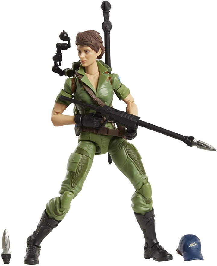 Hasbro GI Joe Classified Series Lady Jaye Actionfigur 25 Premium-Sammelspielzeug mit mehreren Zubehörteilen, 6-Zoll-Maßstab mit individueller Verpackung Art.-Nr