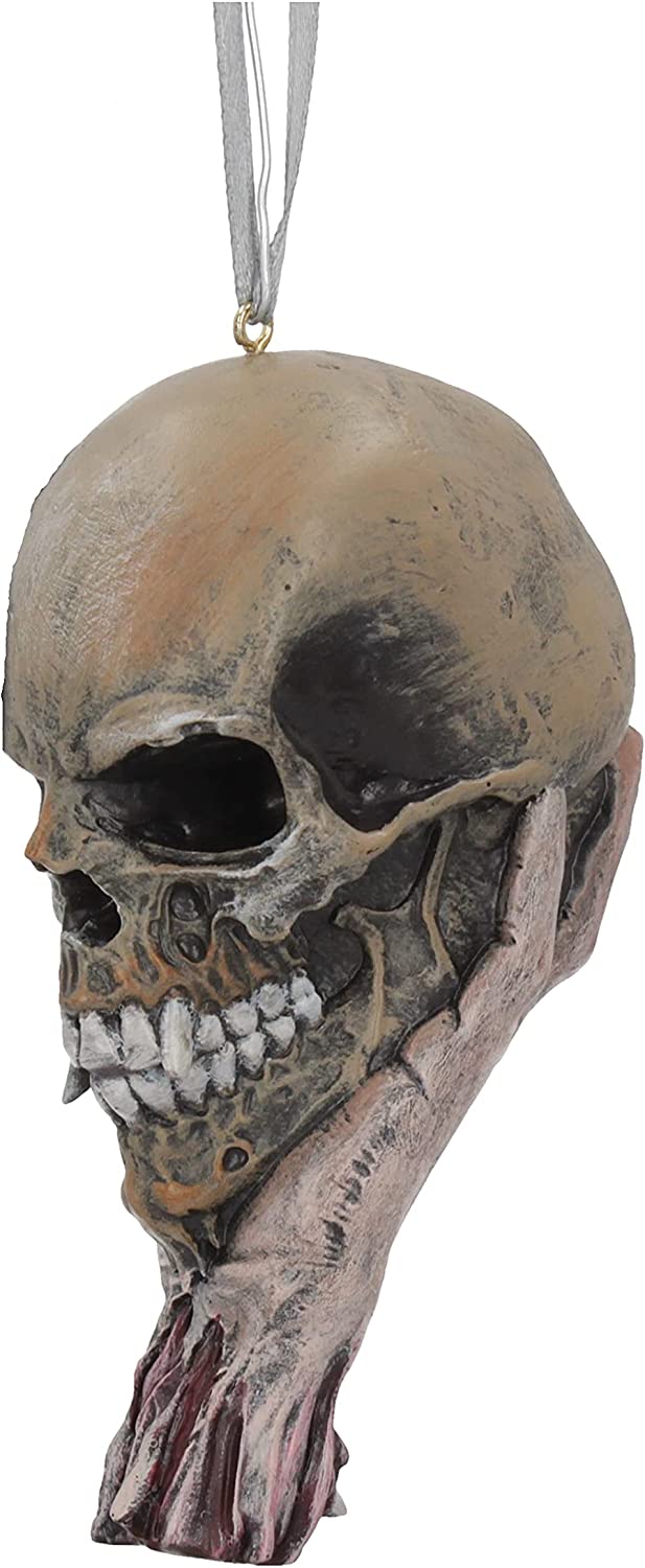 Nemesis Now offiziell lizenziertes Metallica Sad But True Festliches hängendes Dekoornament, Natur, 10,8 cm