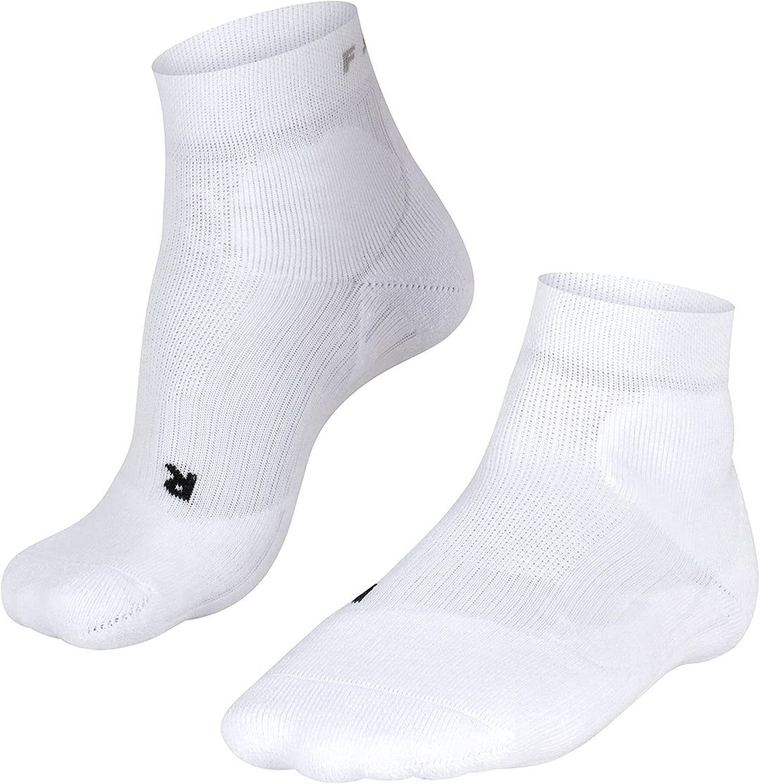 FALKE Damen Tennis TE2 kurze Socken – Baumwollmischung, Weiß (White 2000), UK 5,5–6.