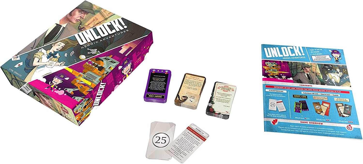 Asmodee Unlock 5! Heroic Adventures Board Game 5