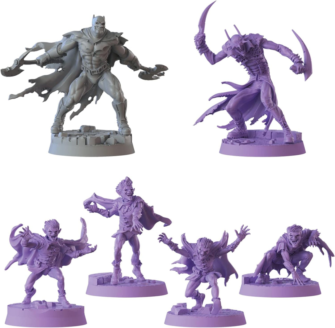 CMON Zombicide Dark Nights Metal Pack #1 | Set of Justice League Miniatures Comp