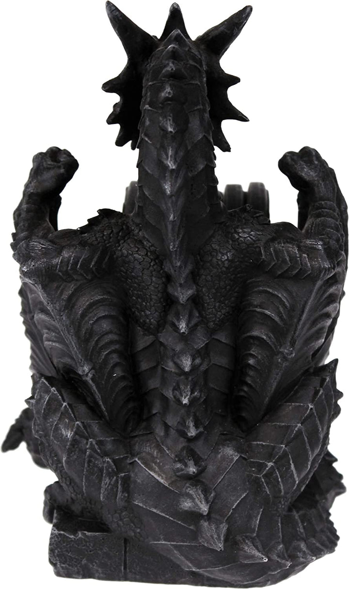 Nemesis Now Dragons Lair Untersetzer-Set, Untersetzer, 22 cm, Schwarz