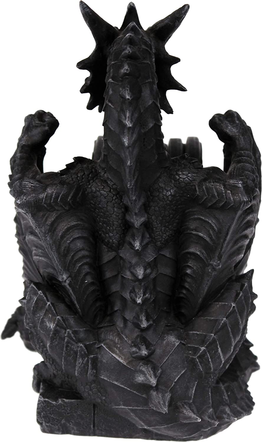 Nemesis Now Dragons Lair - Black Dragon Coaster Set in Resin 7