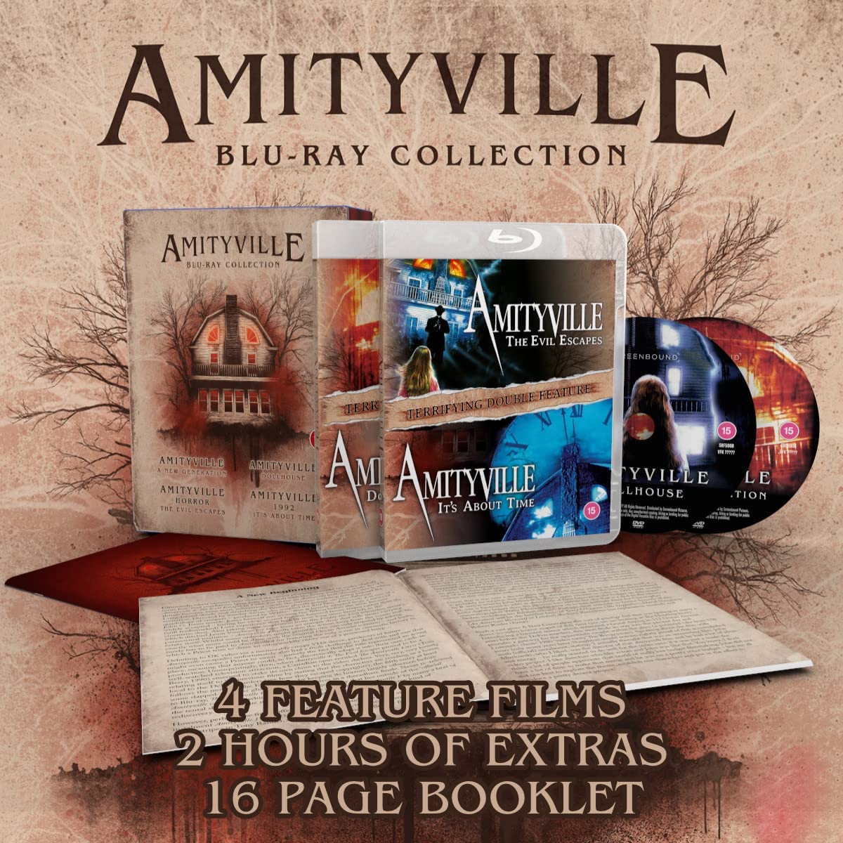 Amityville Blu-Ray Collection: The Evil Escapes, It’s About Time, A New Generation, Dollhouse [Blu-ray]
