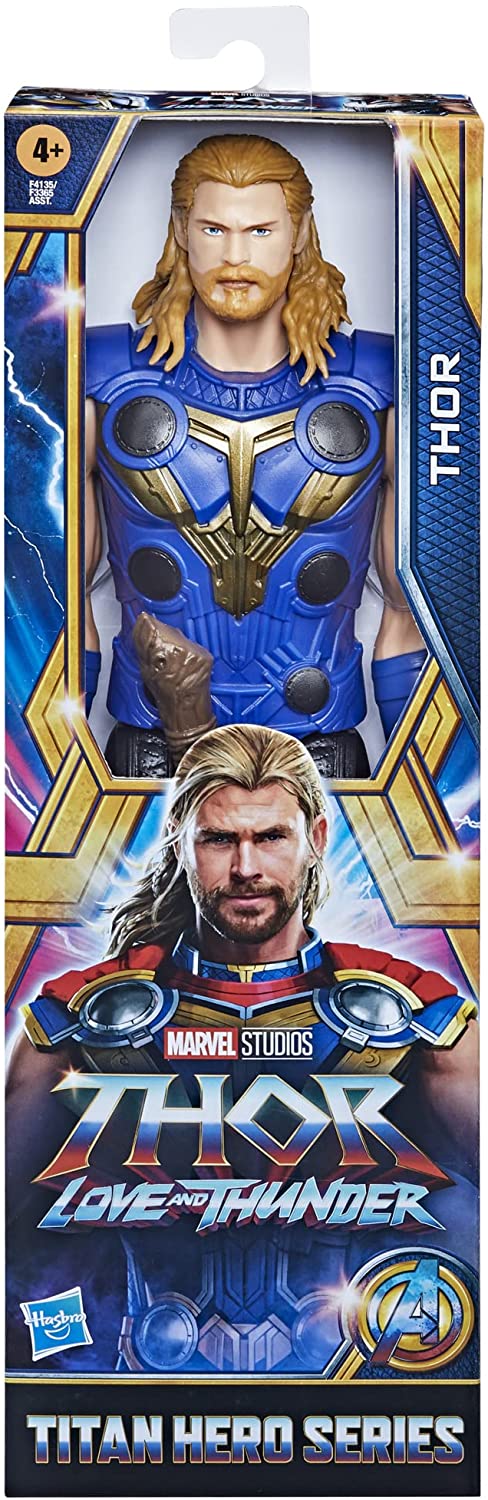 Hasbro Marvel Avengers Titan Hero Series Thor Toy, 30-cm-scale Thor: Love and Th