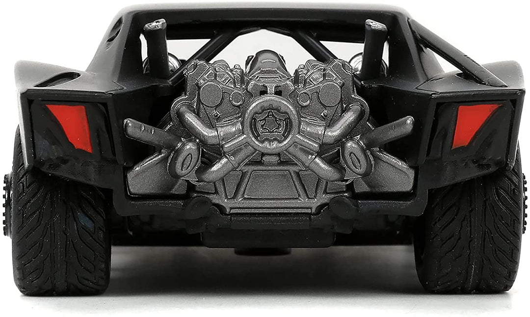 Jada 253213008 DAS Batman Batmobil mit Figur 1:32 in CDU, Schwarz/Weiß