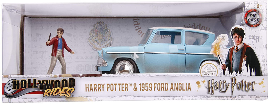 HARRY POTTER 1959 FORD ANGLIA DRUCKGUSS-REPLIKAUTO IM MAßSTAB 1:24