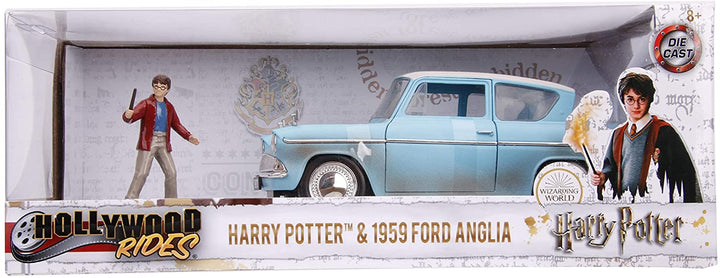 HARRY POTTER 1959 FORD ANGLIA DRUCKGUSS-REPLIKAUTO IM MAßSTAB 1:24