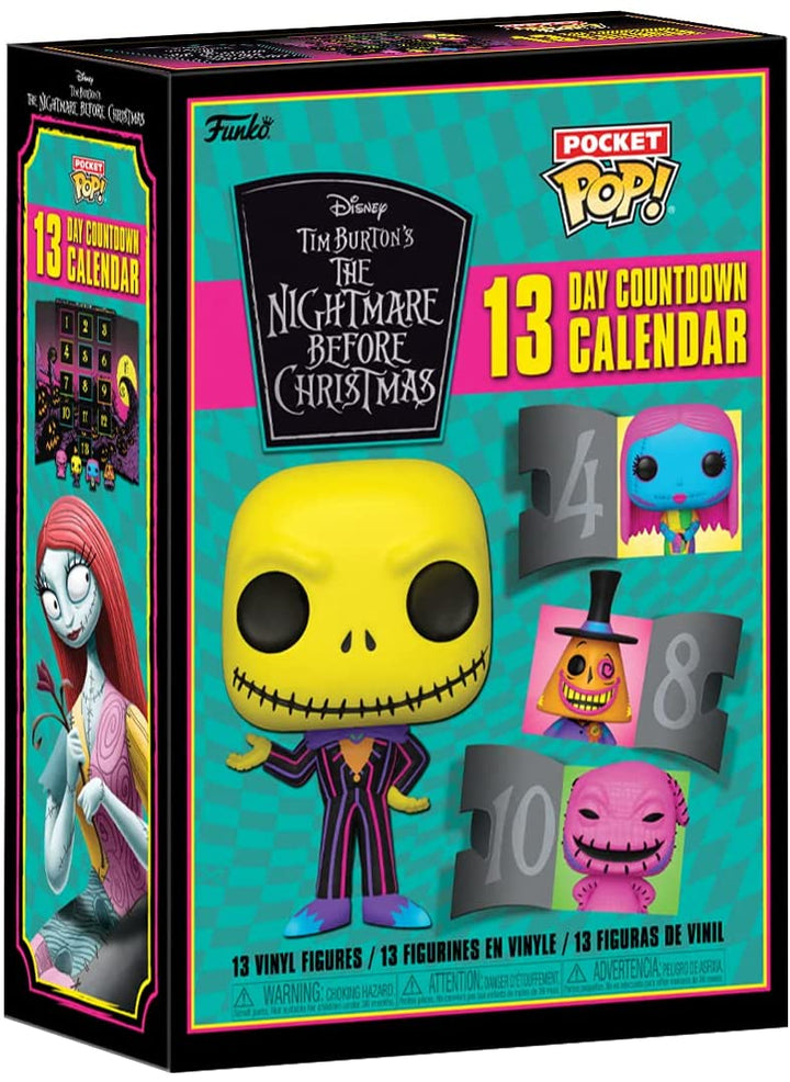 Funko Pop! 63959 Adventskalender: 13 Tage – Der Albtraum vor Weihnachten (Schwarzlicht) 