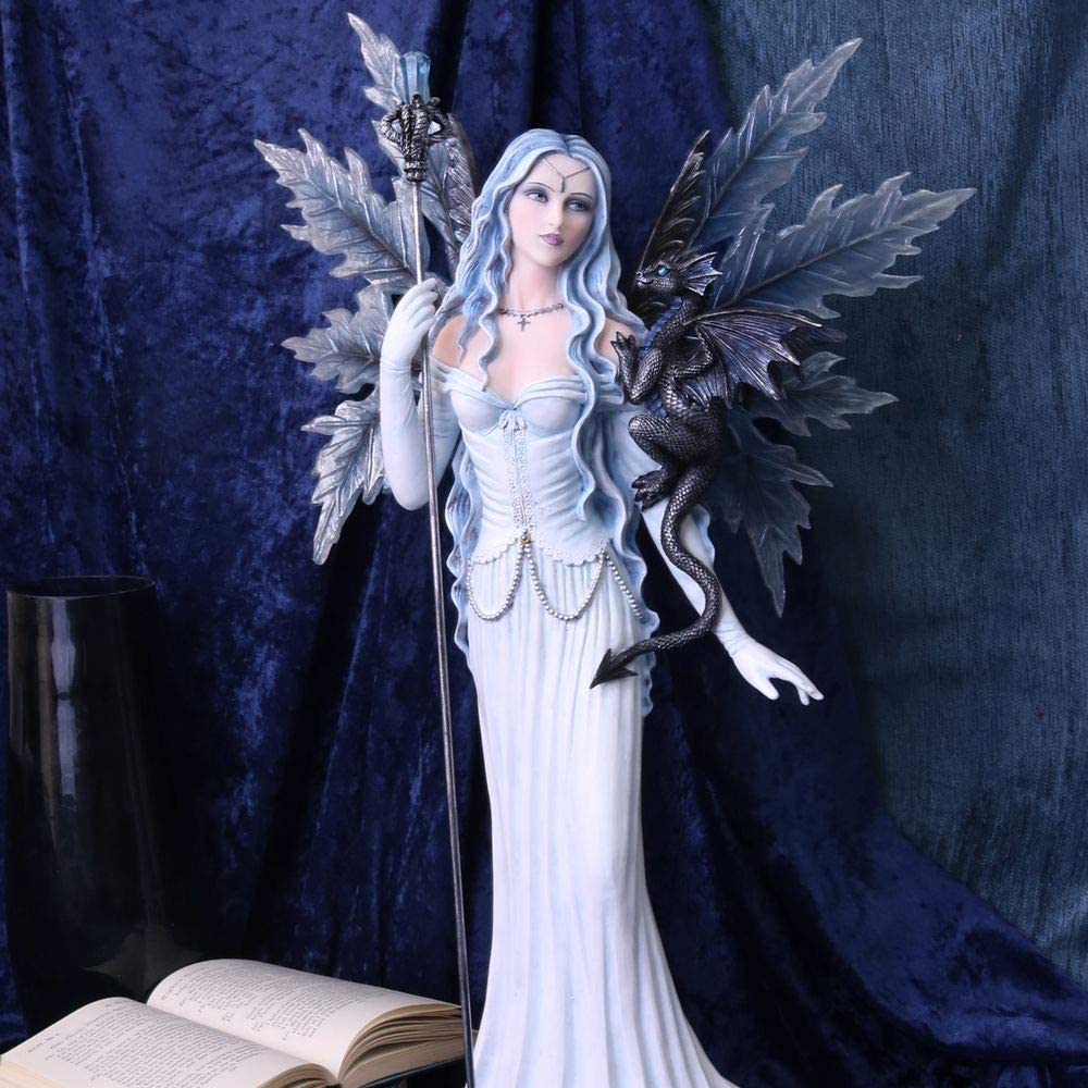 Nemesis Now Adica 57 cm Figur, Kunstharz, Weiß