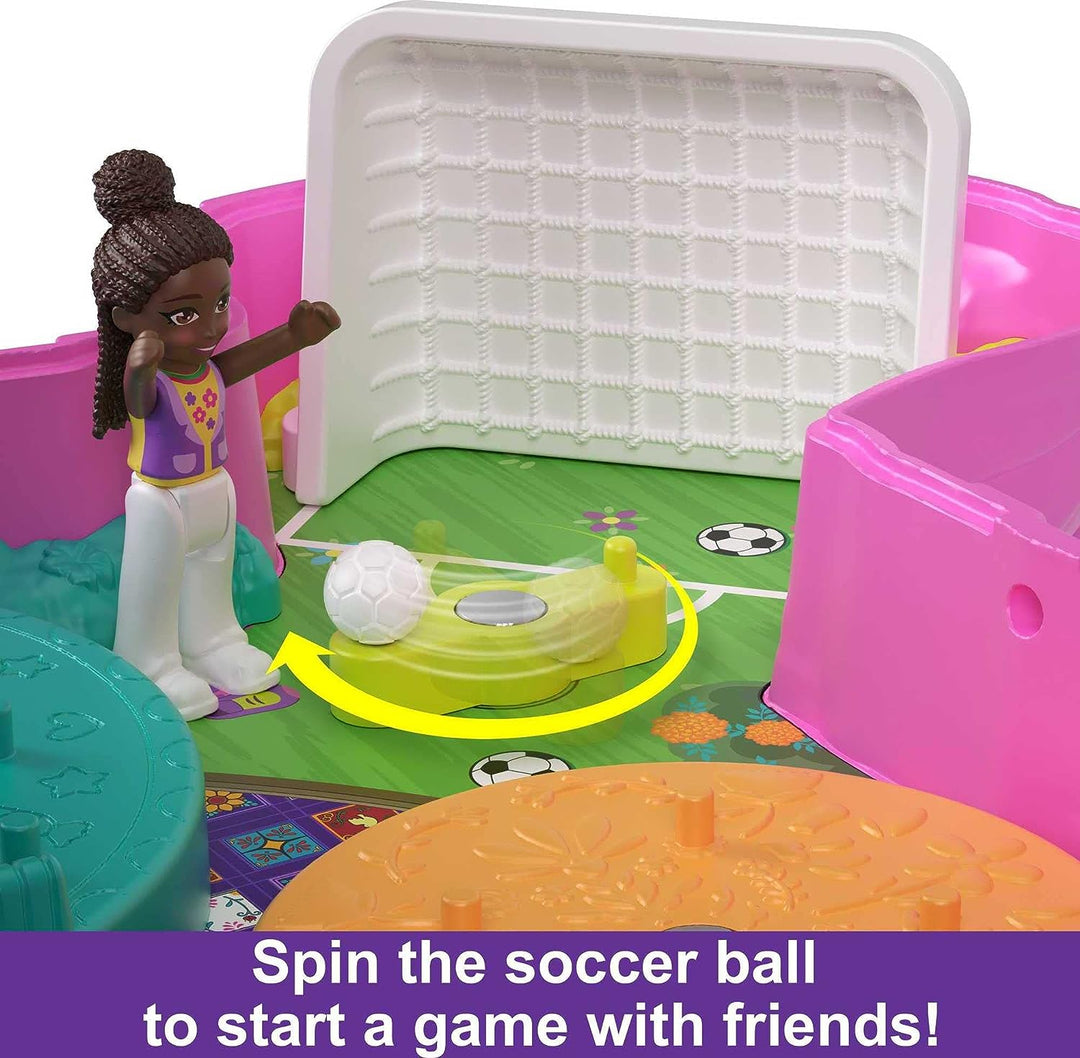?Polly Pocket Mini Toys, Pi�ata-Party-Kompaktspielset mit 2 Mikropuppen und 14