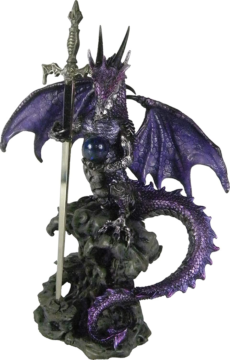 Nemesis Now Dragon Blade 22,5 cm Brieföffner, Harz, Lila, Einheitsgröße