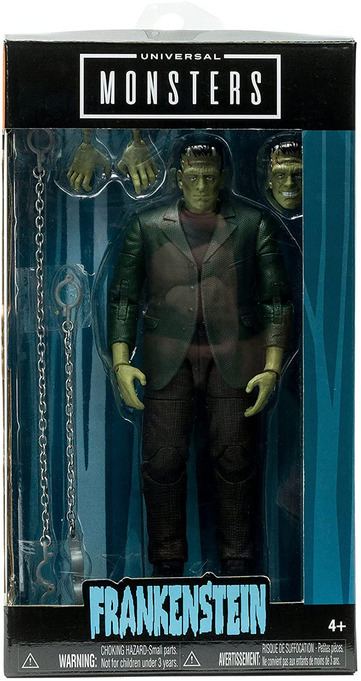 Jada 253251014 Toys Universal Monsters Frankenstein 6 Zoll Deluxe Sammlerfigur, Schwarz, Einheitsgröße