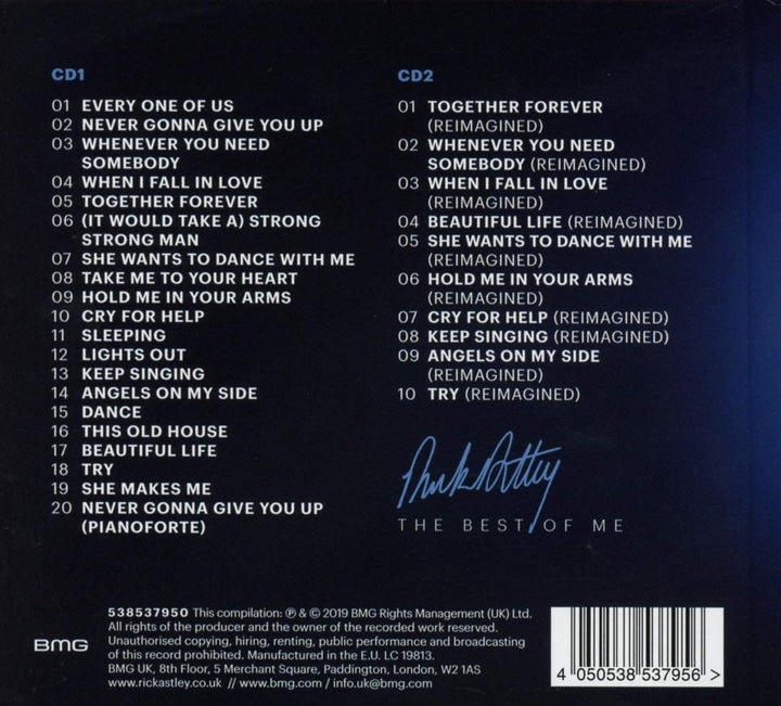 The Best of Me (Deluxe Edition) – Rick Astley [Audio-CD]