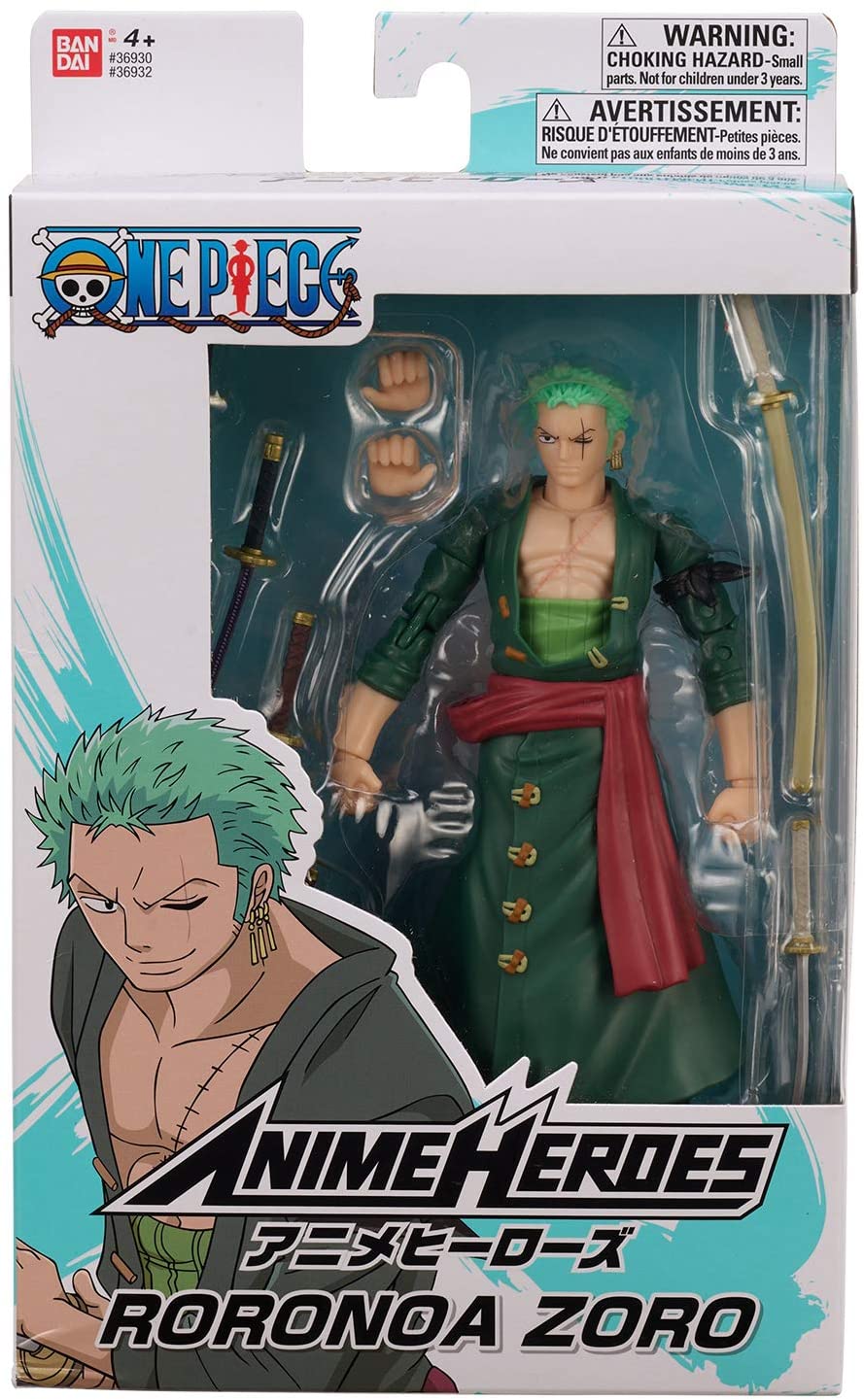 Anime Heroes – One Piece – Roronoa Zoro Actionfigur 36932,verschiedene