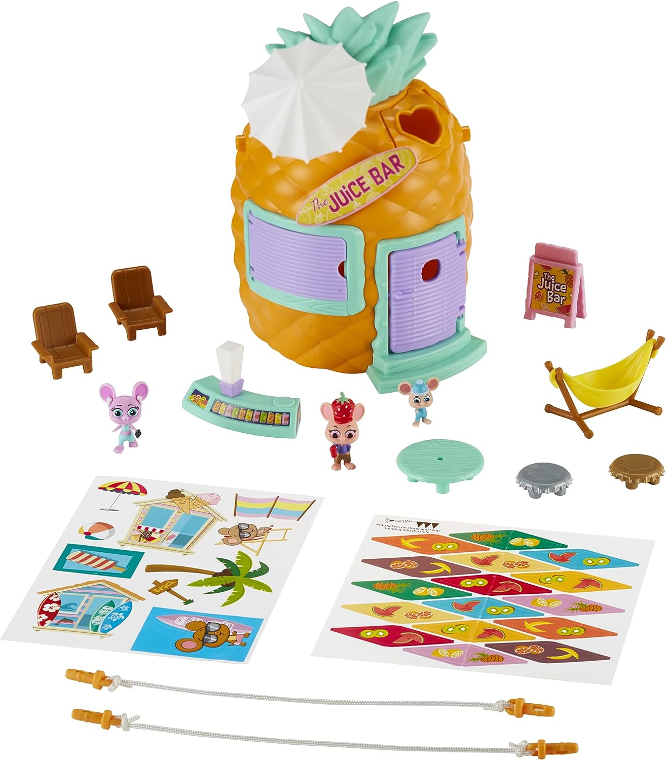 Millie & Friends Pineapple Juice Bar Playset - Imaginative Play for Ages 3+ 8