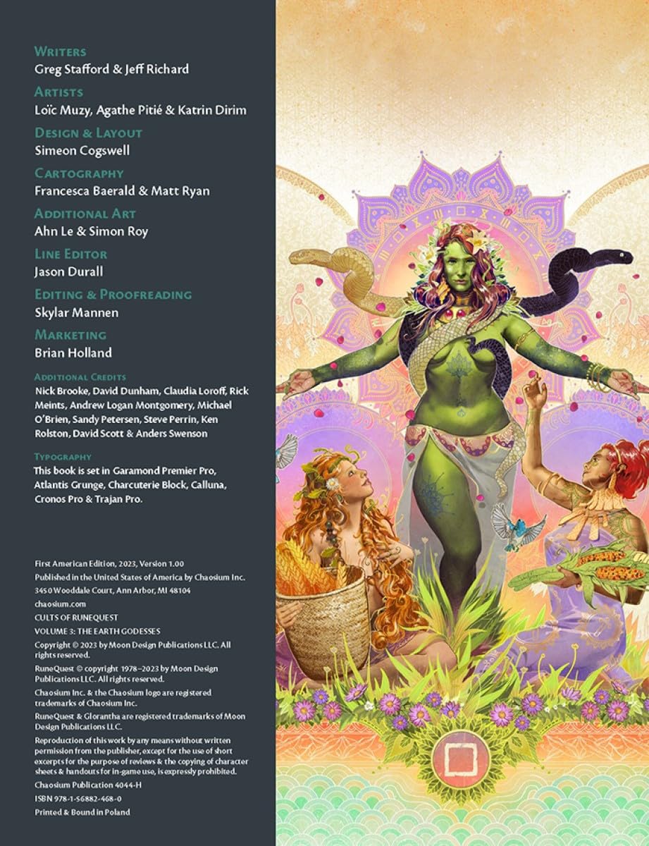 Cults of RuneQuest: The Earth Goddesses - Chaosium 4