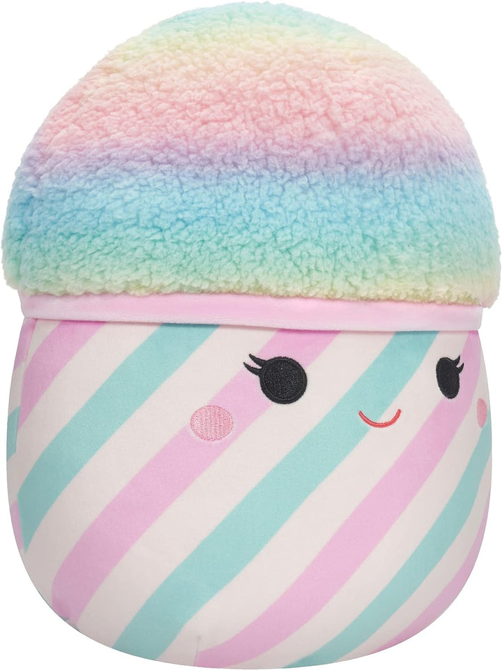 Squishmallows 12-Zoll Bevin der rosa und blaue Zuckerwatte-Plüsch – Fügen Sie Bevin hinzu