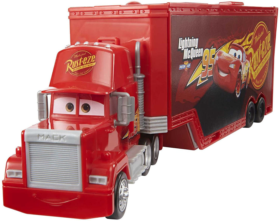 Disney Pixar Cars Transforming Mack - 2-in-1 Transporter & Tune-Up Playset for Ages 3+ (HDC75)