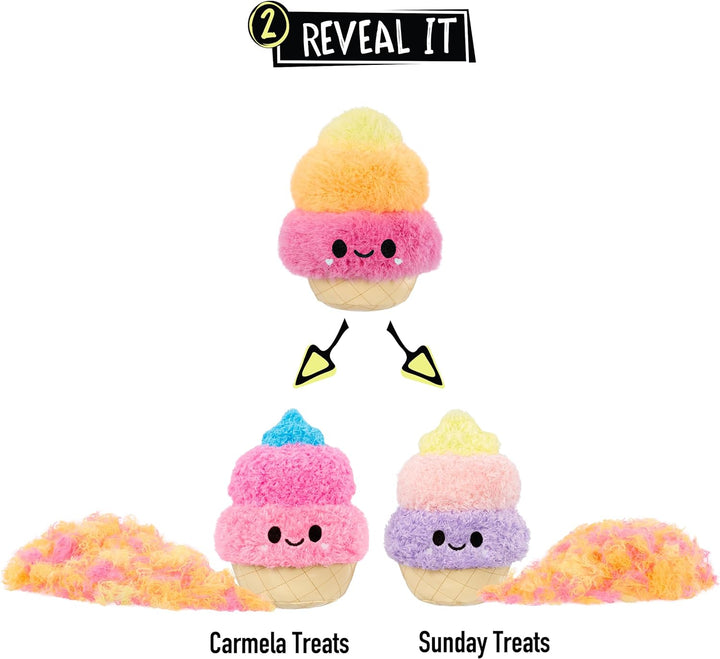 Fluffie Stuffiez Kleines Sammelplüschtier – ICE CREAM – Überraschungsenthüllung beim Auspacken mit