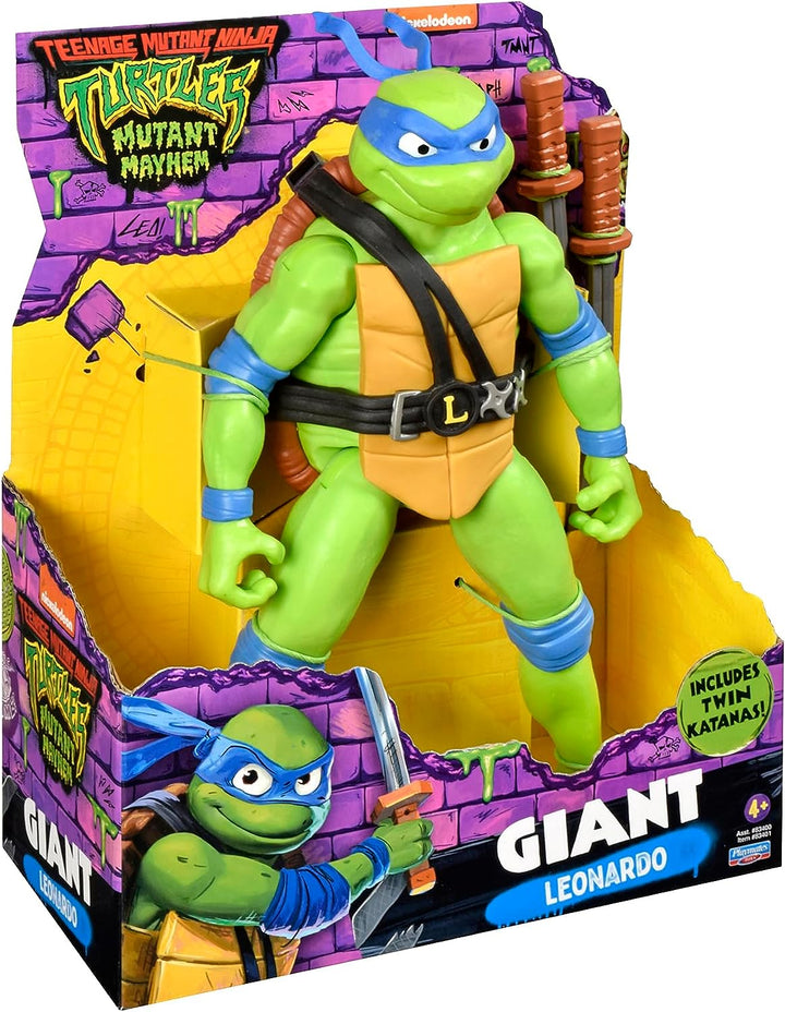 Teenage Mutant Ninja Turtles 83401CO Mutant Mayhem Giant Leonardo 12-Zoll-Action