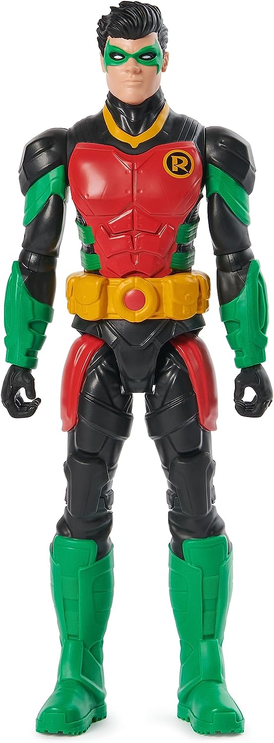 DC Comics, Robin-Actionfigur, 30 cm, Kinderspielzeug für Jungen und Mädchen, ab 3 Jahren