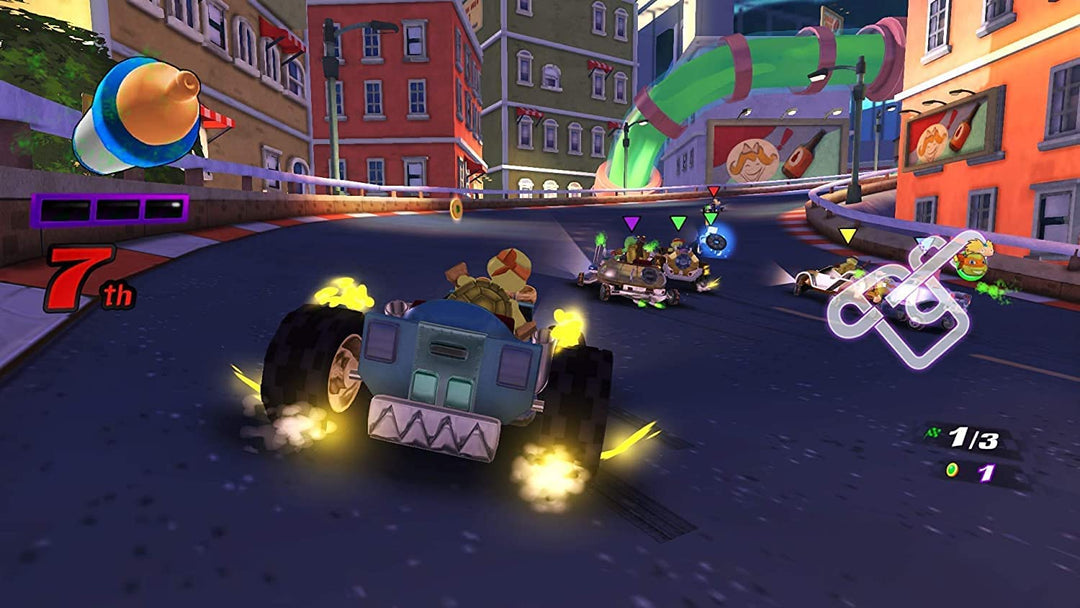 Nickelodeon Kart Racers Bundle + Lenkradzubehör Nintendo Switch-Spiel