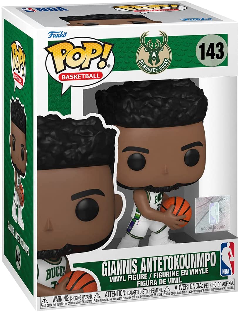 Milwaukee Bucks – Giannis Antetokounmpo Funko 64005 Pop! Vinyl Nr. 143