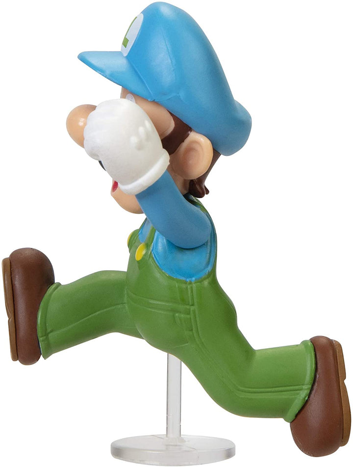 SUPER MARIO Actionfigur 2,5 Zoll Ice Running Luigi Sammelspielzeug