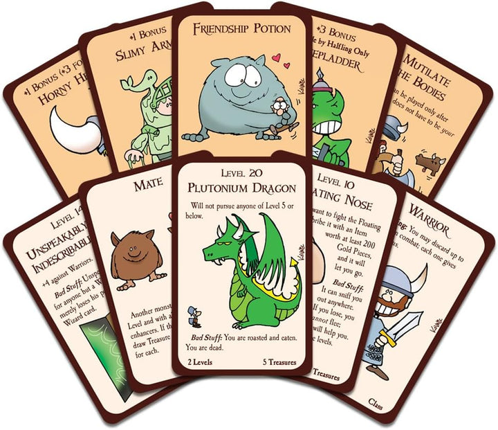 Steve Jackson-Spiele | Munchkin: Deluxe | Brettspiel | Ab 14 Jahren | 1-4 Spieler | 3