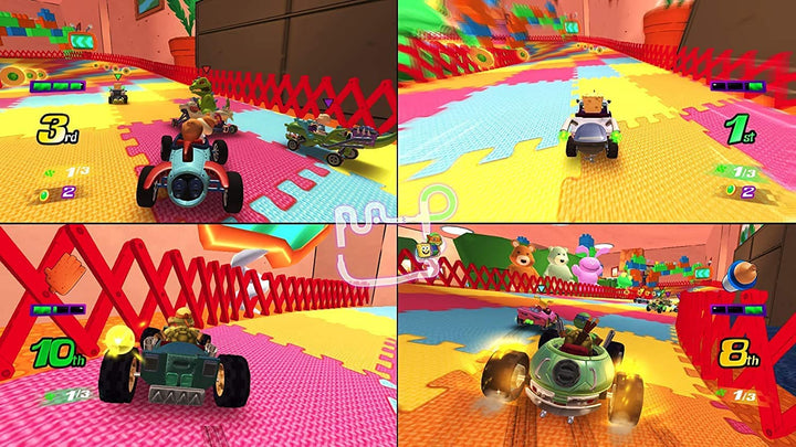 Nickelodeon Kart Racers Bundle + Lenkradzubehör Nintendo Switch-Spiel