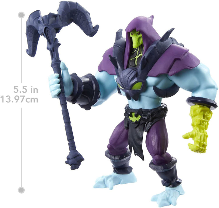 ?He-Man und The Masters of the Universe Skeletor-Actionfiguren basierend auf Animate