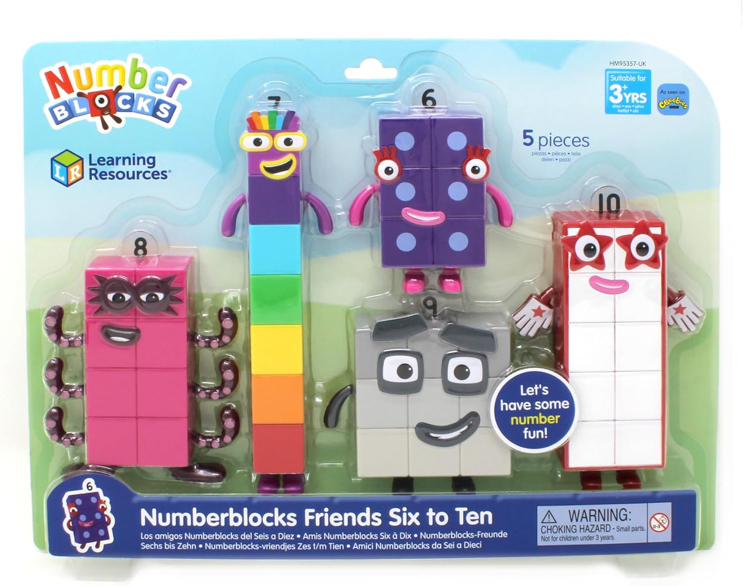 Learning Resources Numberblocks Friends Six to Ten - Playable Figures for Ages 3-7