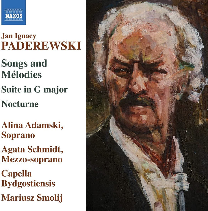 Alina Adamski - Paderewski: Songs & Melodies [Alina Adamski; Agata Schmidt; Capella Bydgostiensis; Mariusz Smolij] [Naxos: 8579085] [Audio CD]