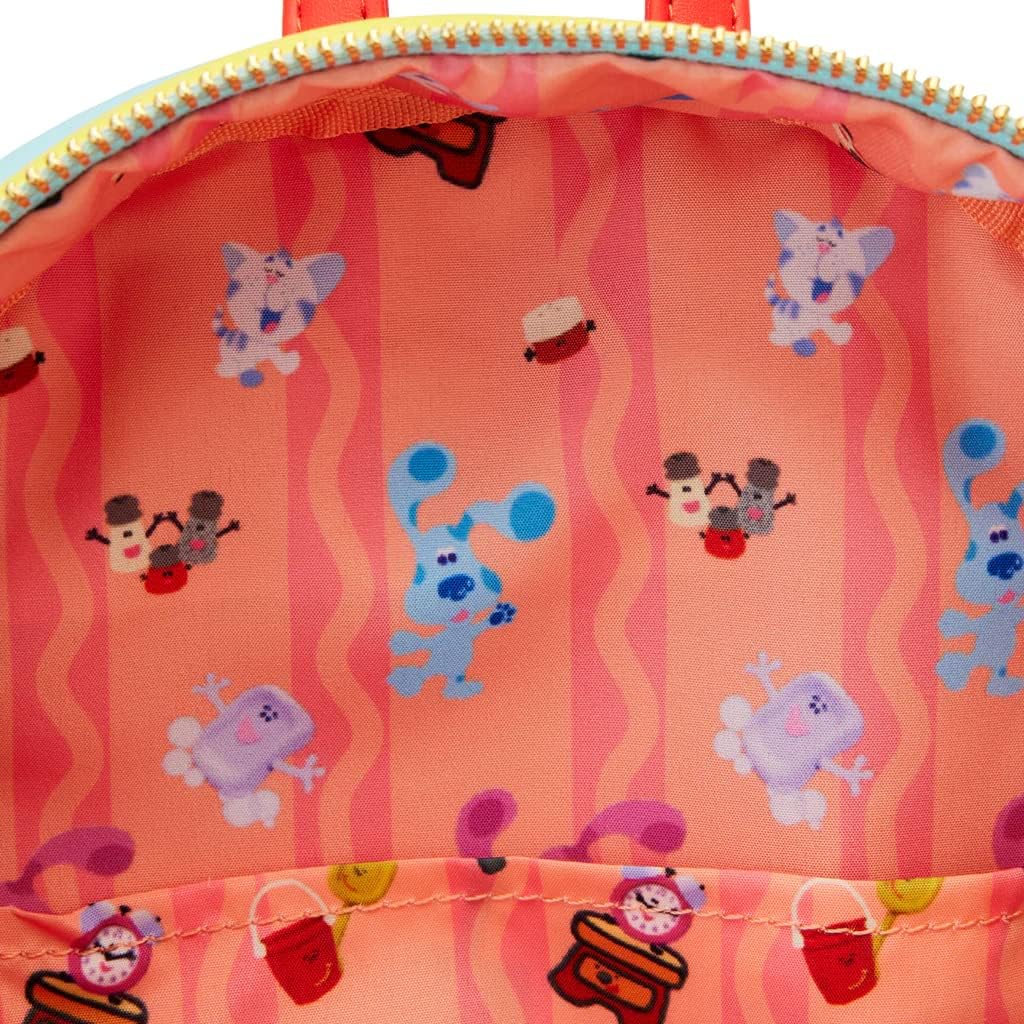 Loungefly Mini-Rucksack Blues Clues Open House Offizielle Nickelodeon Blue Einheit