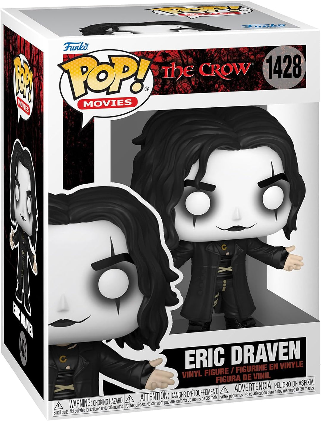 Funko POP! Filme: Die Krähe – Eric – Vinyl-Sammelfigur – Geschenkidee – Offi