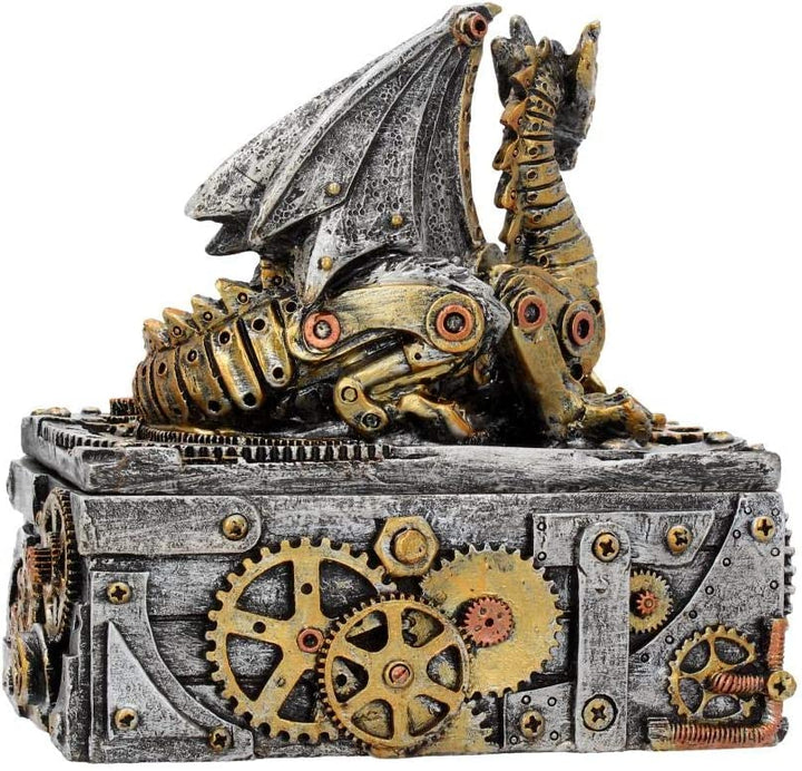 Nemesis Now U3821K8 Secrets of the Machine Box 19,5 cm Silber