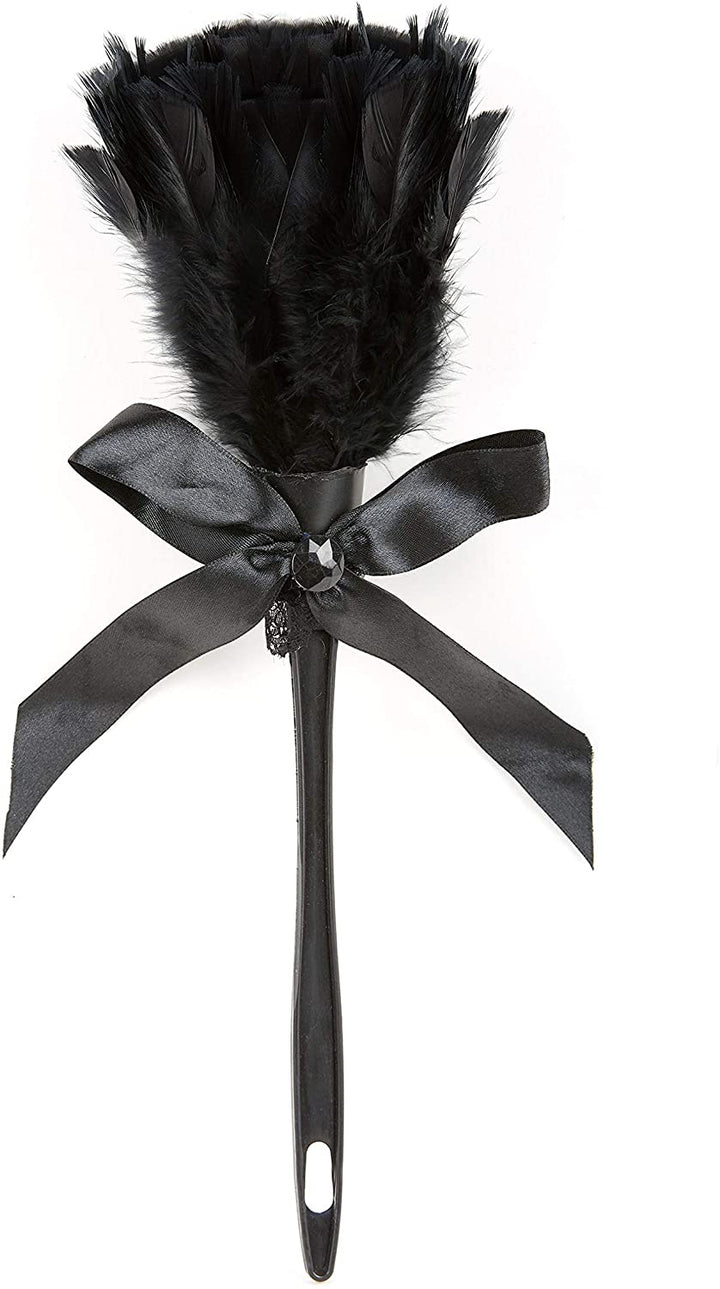 Smiffys Gothic Feather Duster Schwarz