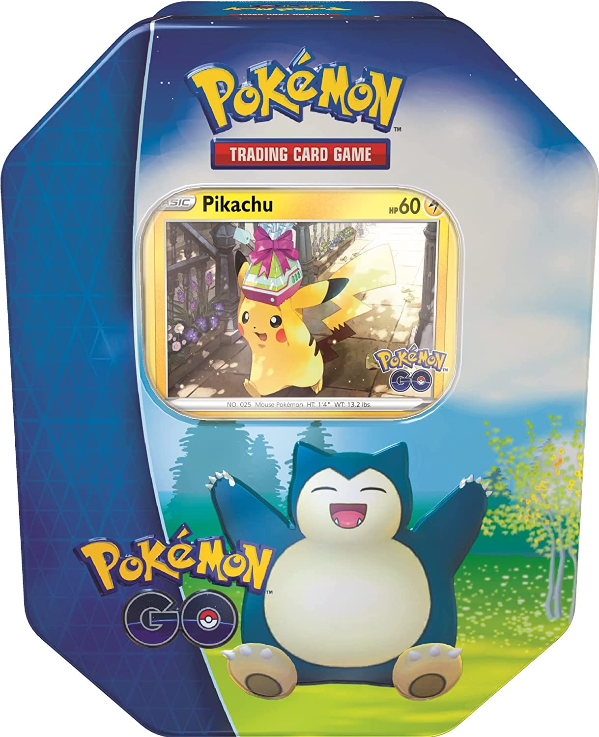 Pokémon TCG: Pokémon GO Tin – Random Design (Pikachu, Snorlax, or Blissey)