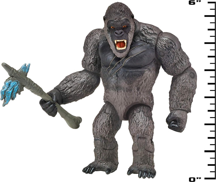 Monsterverse MNG01410 Godzilla vs Kong 6' King Kong mit Axt, Schwarz