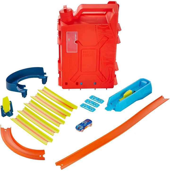 Hot Wheels Track Builder Unlimited Fuel Can Stunt Box, Geschenk für Kinder ab 6 Jahren