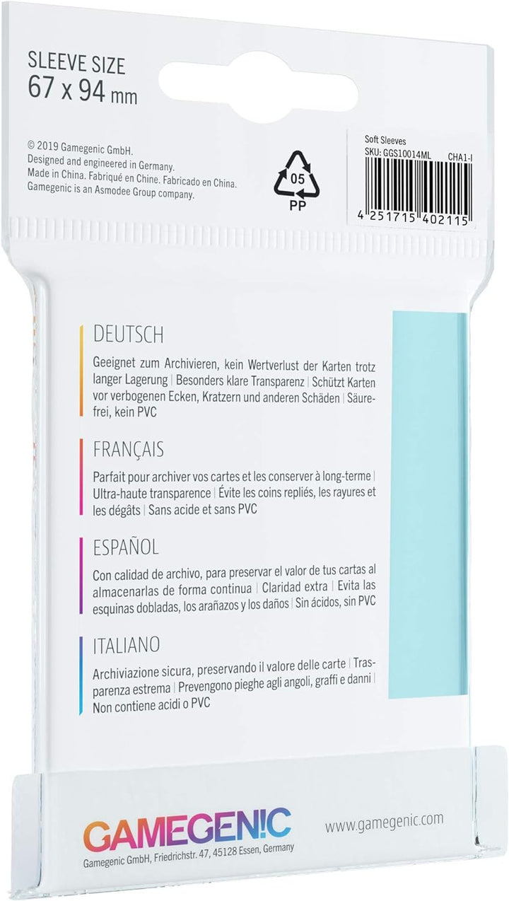 Gamegenic Soft Sleeves (100er-Pack)