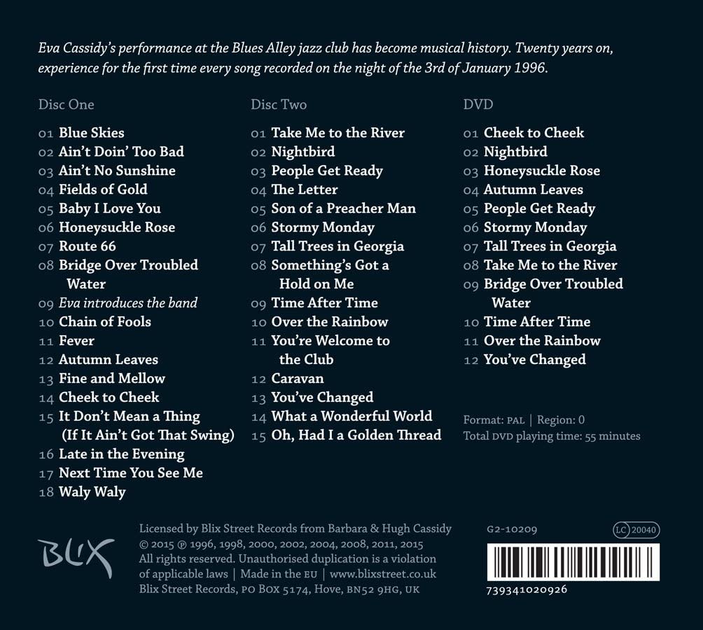 Nightbird-Bonus – Eva Cassidy [Audio-CD]