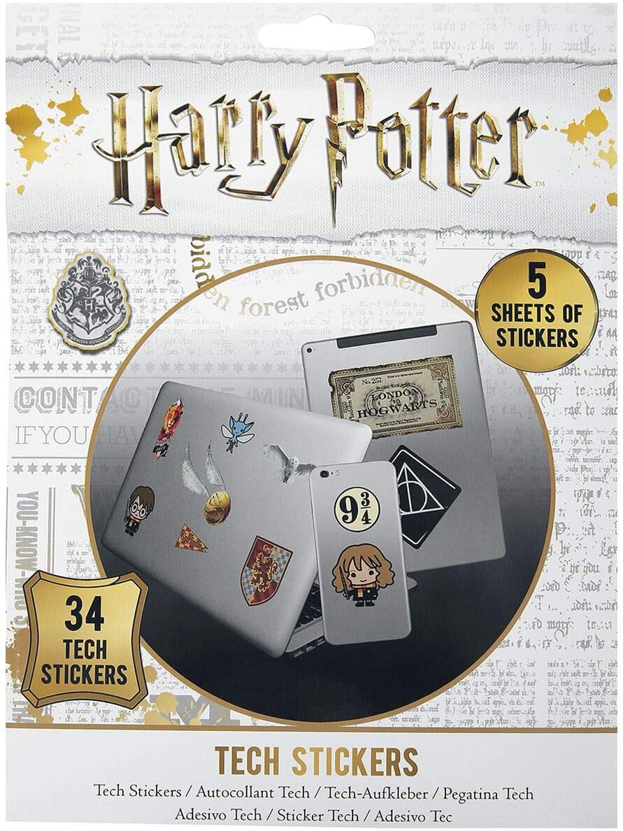 HARRY POTTER TS7407 34 Aufkleber-Set, mehrfarbig