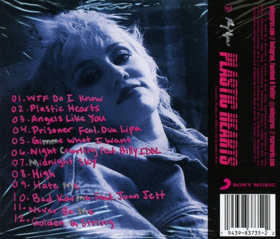 Cyrus, Miley – Plastic Hearts [Audio-CD]