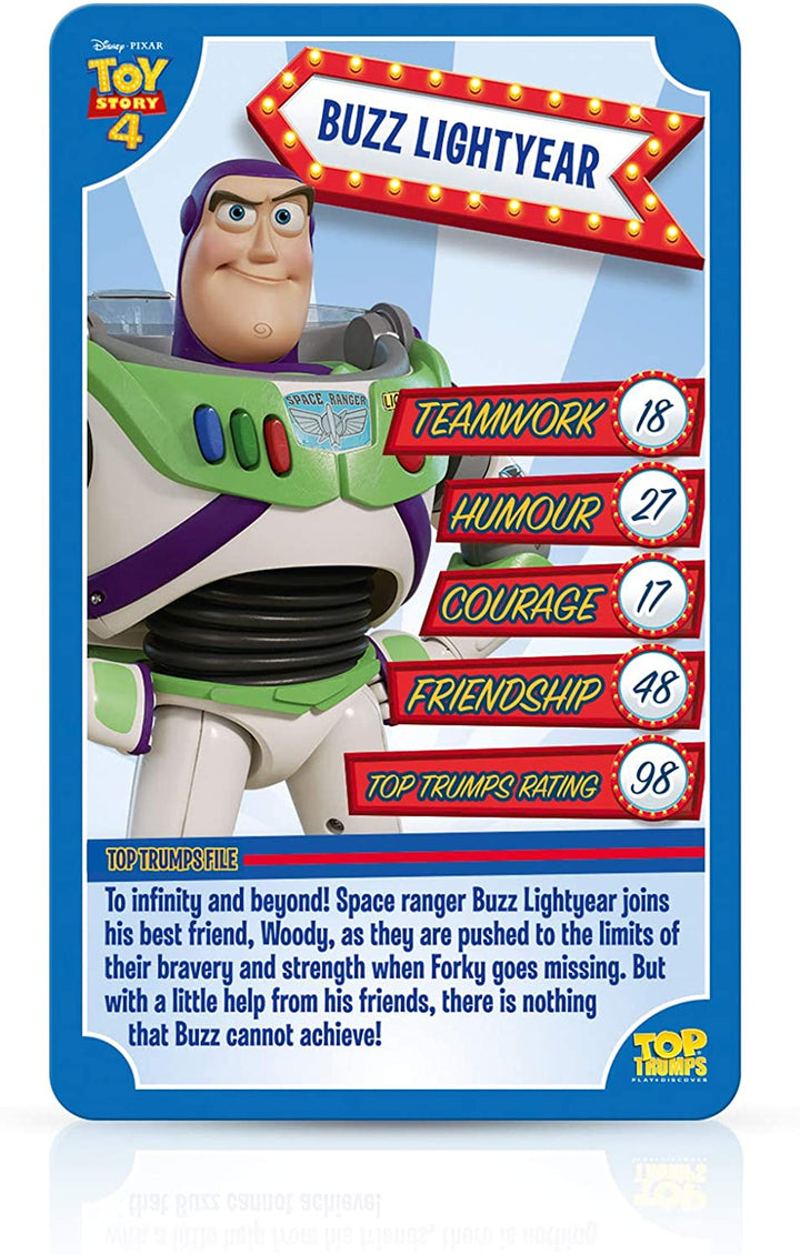 Toy Story 4 Top Trumps Kartenspiel