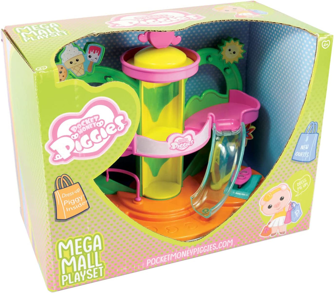 Pocket Money Piggies PCT02000 Piggy Mega Mall Spielset – viel zusätzliches Zubehör