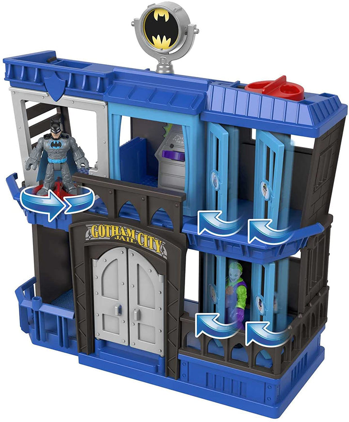 Fisher-Price Imaginext DC Super Friends Gotham City Jail Recharged, Gefängnisstücke