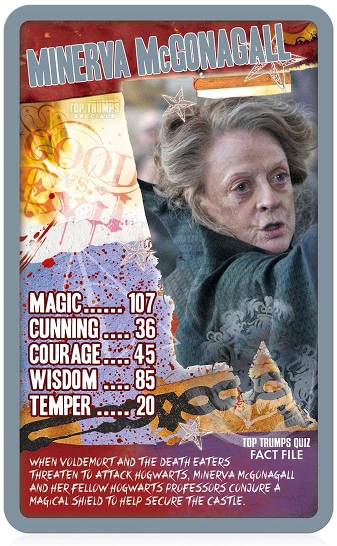 Top Trumps Harry Potter and the Deathly Hallows Part 2 Card Game