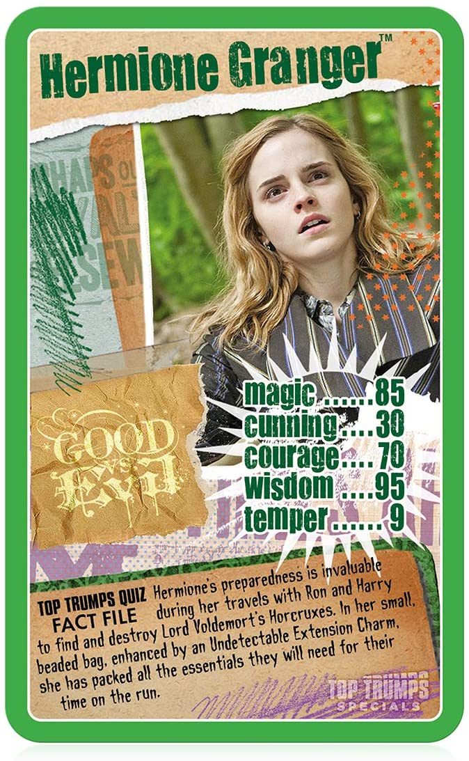 Top Trumps Harry Potter and the Deathly Hallows Part 1 Card Game